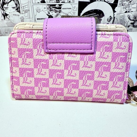 NWT Juicy Couture Miss Juicy Tab Card Wallet Violet Tulle Sand - Picture 4 of 9